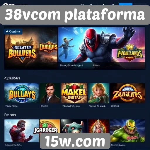 Avaliação da diversidade de jogos na plataforma 38vcom
